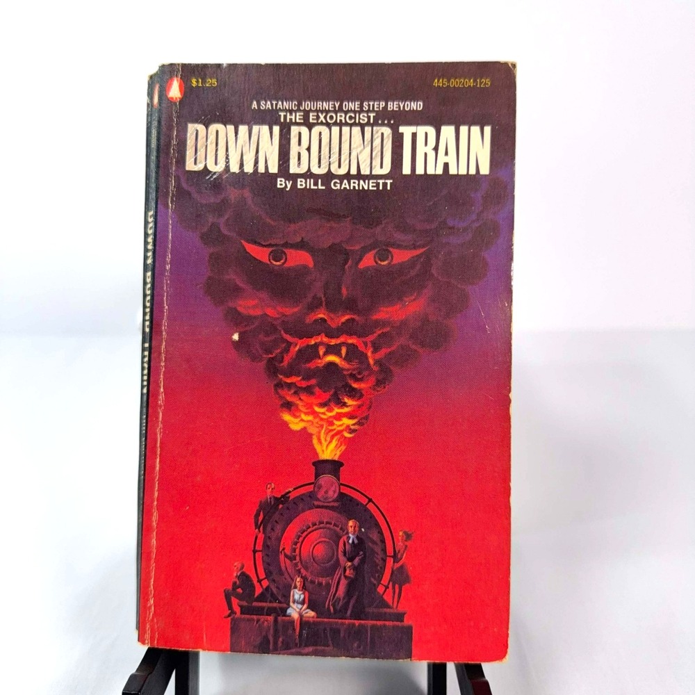 Down Bound Train Bill Garnett 1973 Popular Library Horror Paperback